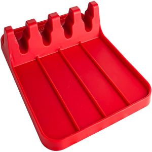 Nonpourus Heat Resistant Utensil Rest , Silicone Utensil Holder