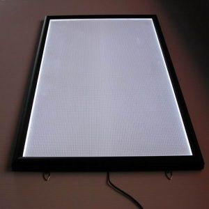 custom aluminum outdoor advertising slim waterproof led light box