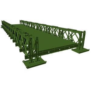 China Durable Industrial Prefab Steel Bridge Construction Galvanized Modular Steel Structure on sale