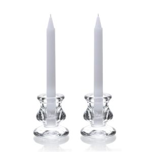 Clear Classic Crystal Glass Candelabra Candlestick Holder