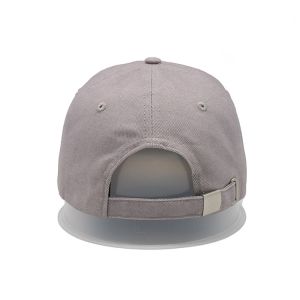 Black Cotton Six-Panel Baseball Cap Packaged in Individual Polybag