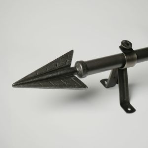 Home Office 10 Foot Iron Single Bracket Pipe Curtain Rods