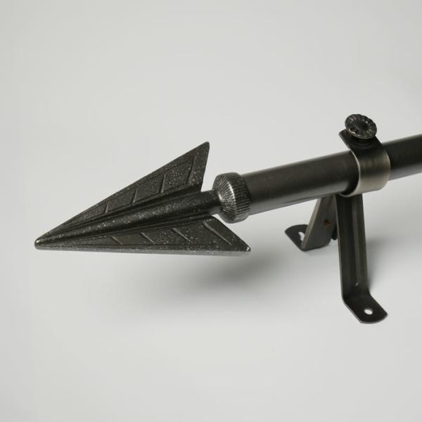 Buy Home Office 10 Foot Iron Single Bracket Pipe Curtain Rods at wholesale prices