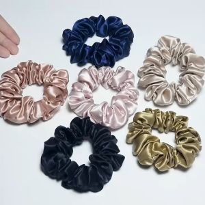 China 600TC Night Silk Scrunchies , 16 Momme Mulberry Silk Hair Bow on sale