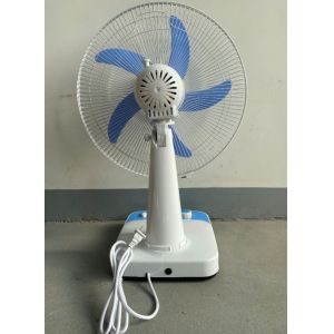 Metal Grill 16'' DC Rechargeable Fan With 4AH Lithium Battery
