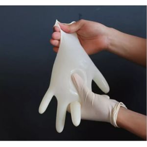 Medical sterile latex surgical gloves
