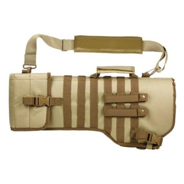24 Inch Tactical Double Rifle Case , Camo Molle Gun Case Scabbard