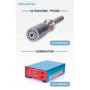 20kHz 1500W Titanium Alloy Probe Ultrasonic Homogenizer System Emulsification