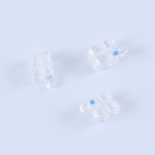 Class II Dental Orthodontic Bracket Monocrystalline Sapphire Instrument Self Ligating ODM