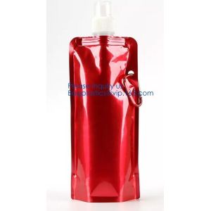 Foldable Water Bottle Bag 480ML Environmental Protection Collapsible Portable