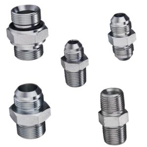 Hexagonal Stainless Steel Straight Jic37 Degrees to Nptf External Thread