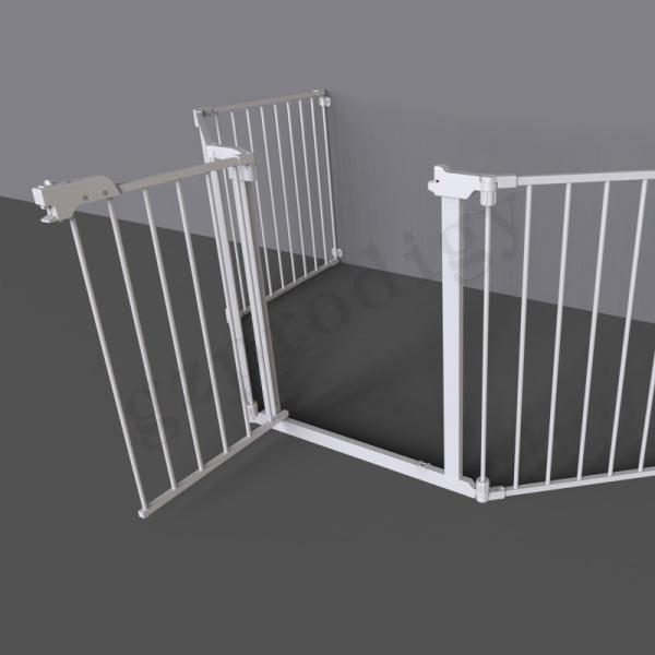 Buy Adjustable Metal Foldable Baby Playpen Multifunctional Childproof at wholesale prices