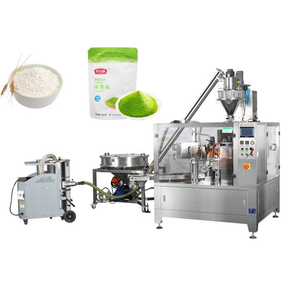 Buy 1% Accuracy Zipper Bag Packing Machine Milk Powder Coffee Powder at wholesale prices