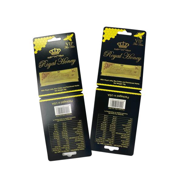 Buy Factory Supplied Custom Honey Packaging Royal Honey Paper Card at wholesale prices