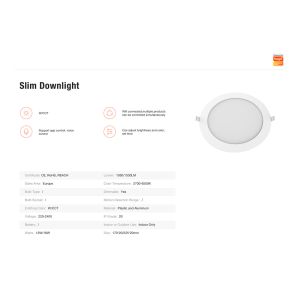 Slim-downlight RGB+CCT,Dim