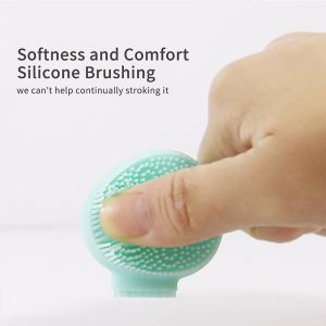 FDA 4 In 1 Silicone Face Scrubber With Ergonomic Handle