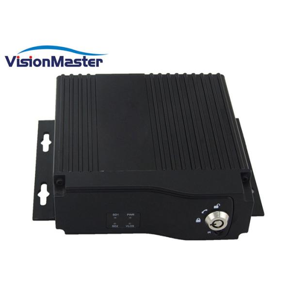 Buy H.264 Vehicle Dual 4G Mobile DVR With GPS Tracker DC 8 - 36V Black Color at wholesale prices