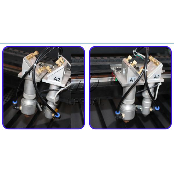 Low Cost 1300*90mm Steel Wood Acrylic Co2 Laser Cutting Machine with Double Heads