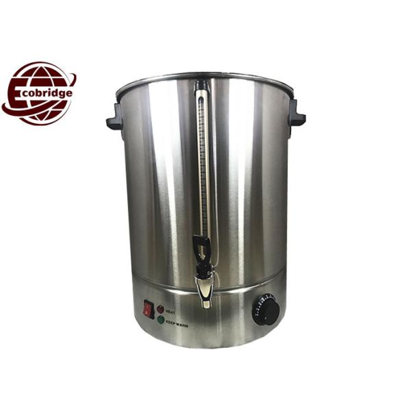 Buy Stainless Steel Commercial Water Boiler 15 Liter Single Wall 2000W VDE Plug at wholesale prices