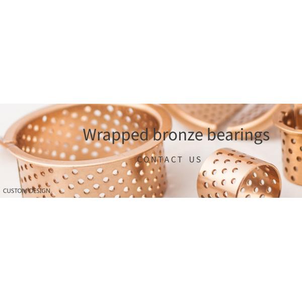CuSn8, Cylindrical Wrapped Bronze Bearings