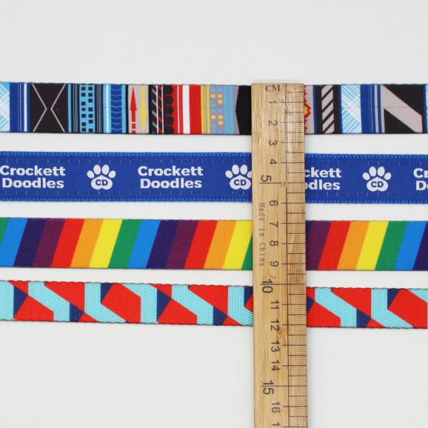 Buy 30mm Jacquard Leash Dog Collar Webbing Trim For Pets at wholesale prices
