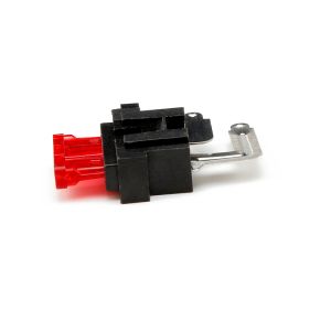 Nylon Housing Brass Terminal PA66 Material PCB Mount Blade Fuse Holder for