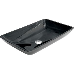 glass round vanity top bathroom sink TY-110 460*330*110*12MM