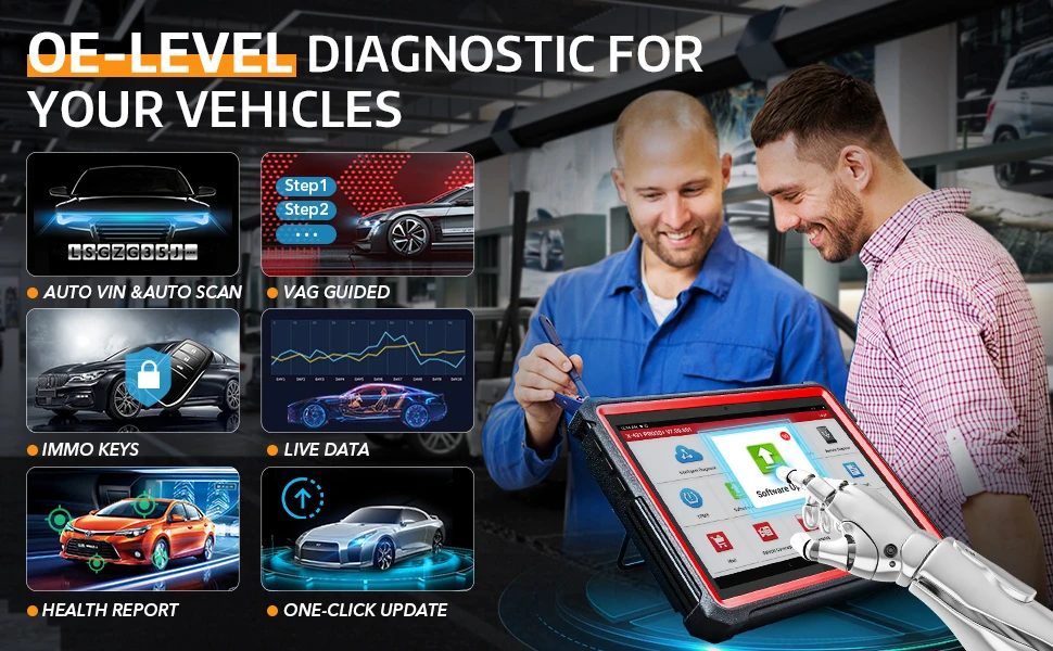 2024 New LAUNCH X431 PRO3 ACE 10.1 INCH Car Diagnostic Tools CAN FD OBD OBD2 Full System Scanner Topology Map Free Ship