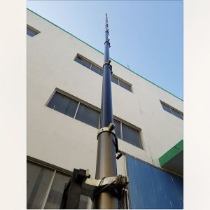 12m lockable pneumatic telescopic mast 30kg payloads NR-2500-12000-30L