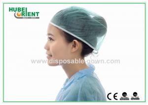 Quality CE MDR 25 - 40gsm Polypropylene SMS Medical Doctor Cap With Ties for sale