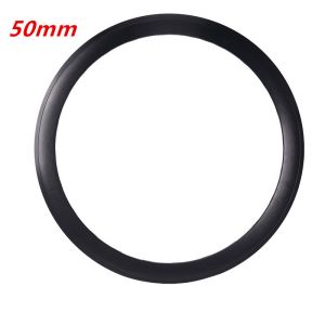 Aluminum Alloy Wheelset Rim 50mm Depth 700C Bicycle Rim With 6.5mm French Valve