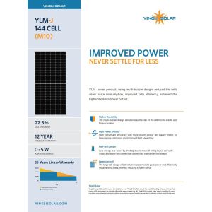Yingli Grade A Mono Half Cut Solar Panel 535w 540w