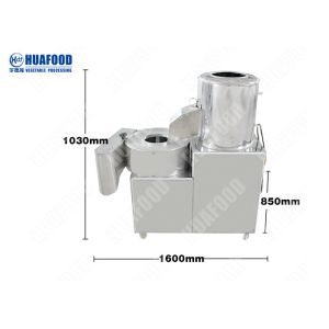 Potato Peeler Cutting 304SUS Vegetable Washing Machine