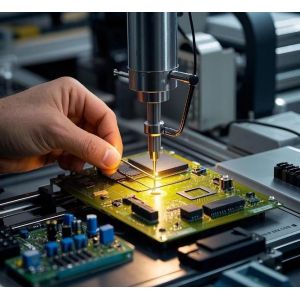 Polyimide FR4 Rigid Flex PCB SMT Fabrication For Smart Locks Security Cameras