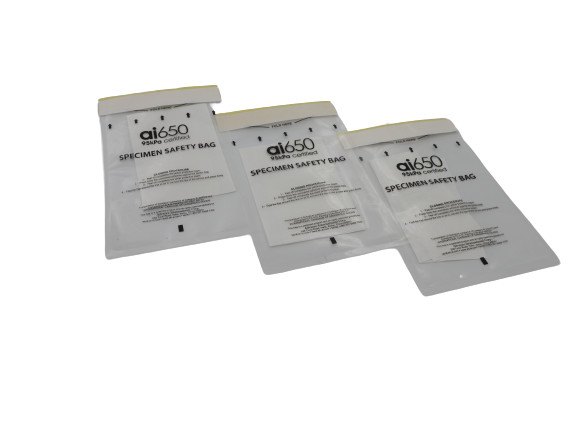 Buy 95kPa Clear/White Pressure-sensitive Adhesive Specimen Transport Bag at wholesale prices