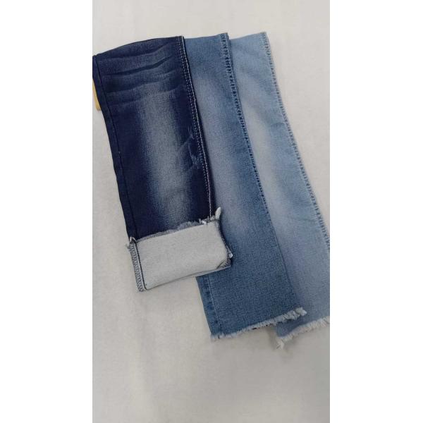 OE 7.3oz Light weight Dark indigo with full width 150cm Construction 16*100/30+150 Denim fabric JS4040 for wholesale