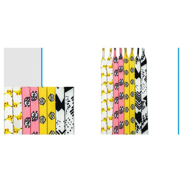 Custom printed shoelace Jordan Max Pantone glitter shoelace Top Customized Boots Tie Item Time Sneaker charms flat shoelace