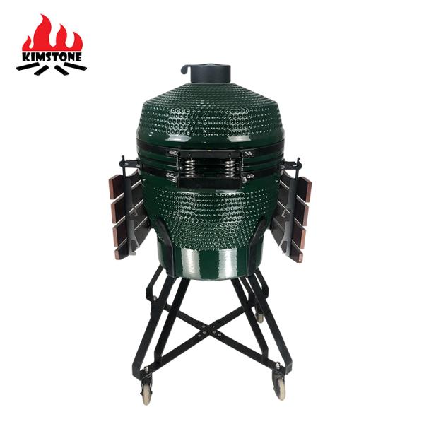KIMSTONE Kamado Barbecue 21 Inch De Table for Garden Stone Tandoor Komoto Grill Parrilla weber Rvs Gift