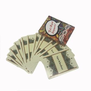 FSC Certificated 300gsm Coated Paper Playing Cards Recyclable Logo Printed