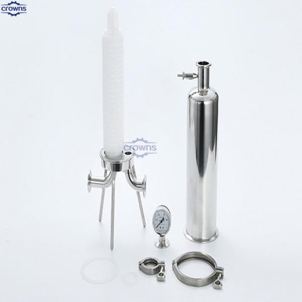 Multi Cartridge Filter Housing with 0.6/1.0/1.6Mpa Pressure and 5℃-100℃ Design