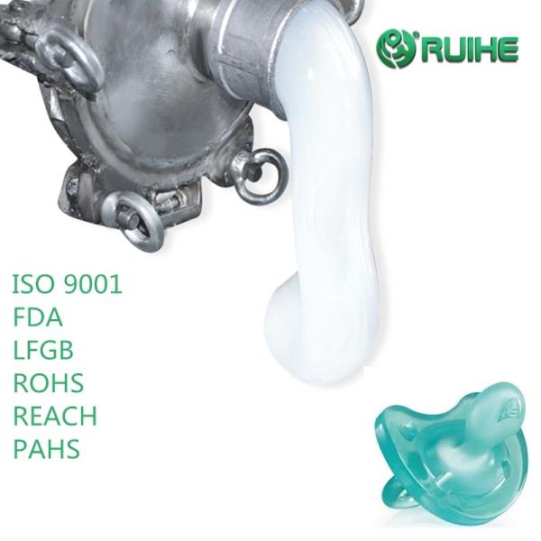 Buy Ruihe Low Viscosity Platinum Liquid Silicone Rubber LSR Hardness 20-60 Shore A at wholesale prices