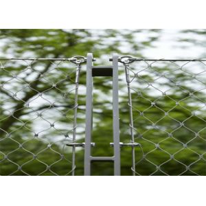 80*80mm Balustrade SS316 Flexible Wire Rope Mesh