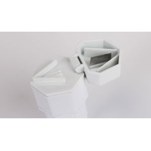 Quality 28 compartment column shape plastic pill storage box with pill crush box, Conventional eco-friendly 4 grids plastic trav for sale