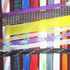 China Black Monofilament PET Expandable Braided Sleeving Wear Resistant on sale