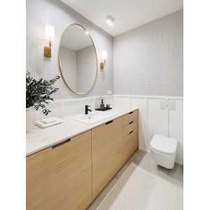Customized Modern Design Bathroom Sink Cabinets Modular Wall Hanging Bathroom
