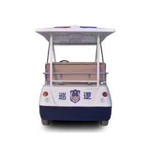 Small Street Legal Electric Security Patrol Vehicles 4 Passengers Four Wheeler