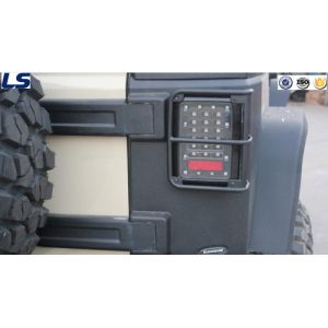 Powder Coated Black Tail Lamp Cover for Jeep Wrangler Jk