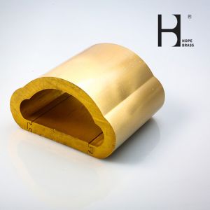 Luxurious Brass Arm Rail And Golden Design Brass Stair Handrails Brass Extruding