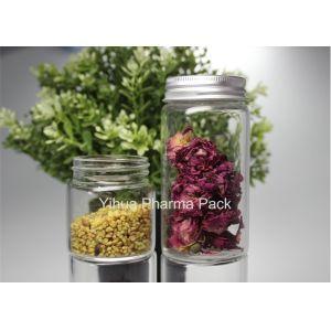 Wide Mouth Glass Jar Container