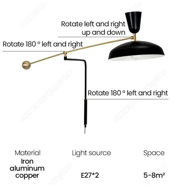 Modern Metal Wall Light Home Indoor Decor For Bedroom Bedside/Living Room Flower Wall Lamps(WH-OR-241)